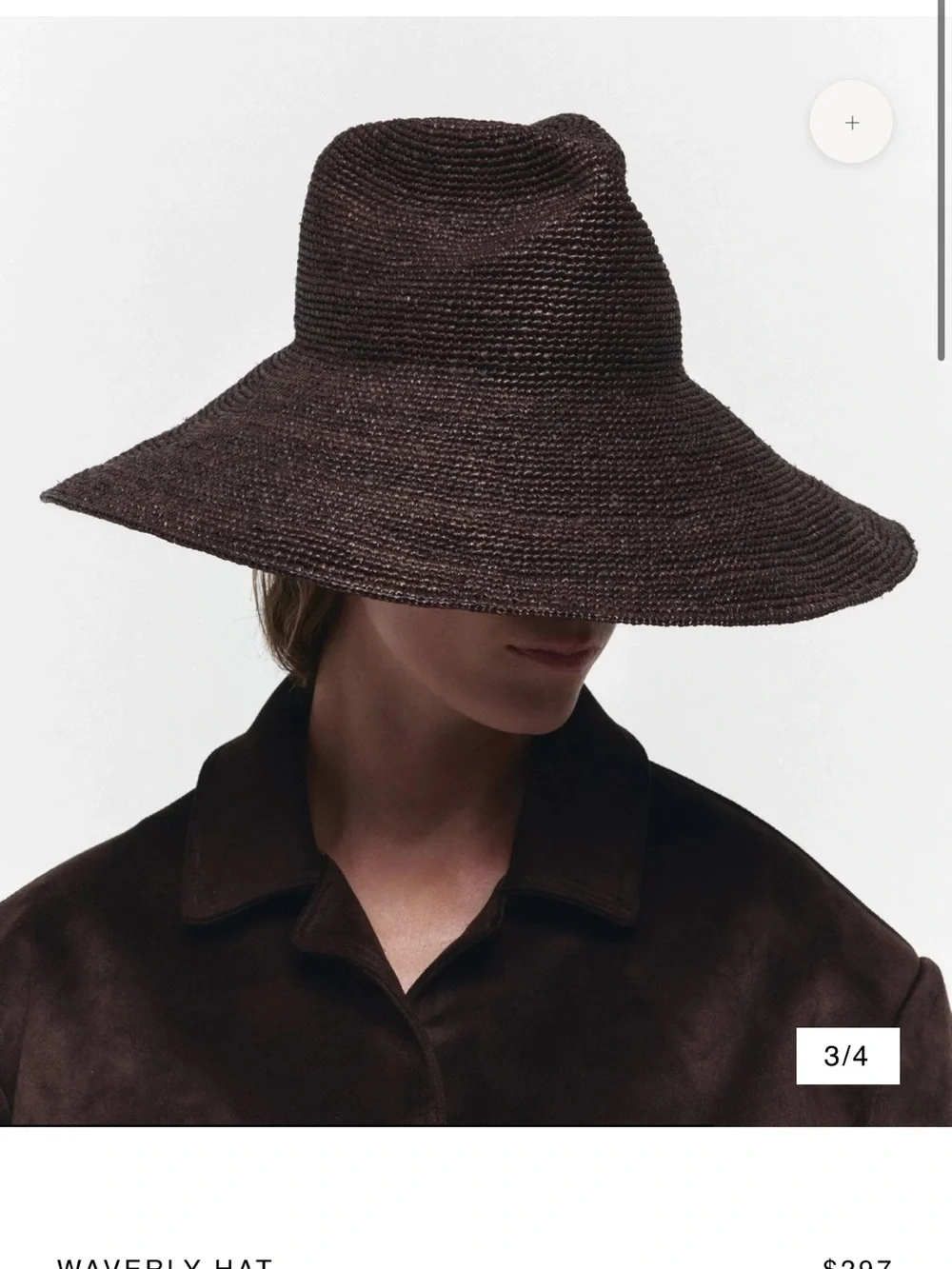 Janessa Leone Brown Waverly Hat